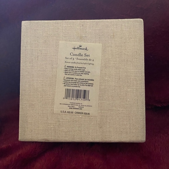 Hallmark Candle Set with Elegant Holder - Picture 4 of 4